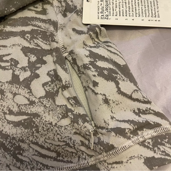 Lululemon it’s rulu run half zip jacquard - Picture 13 of 14